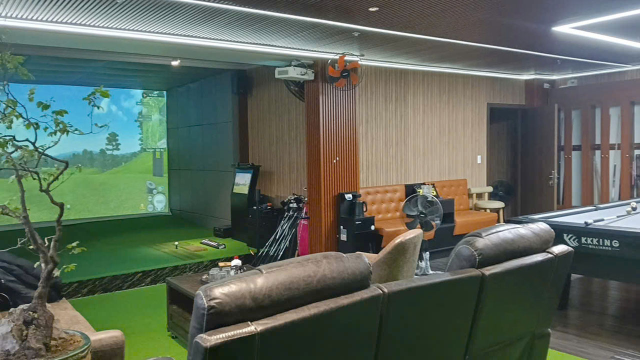 Golfvietnamese bàn giao phòng golf 3D hiện đại tại Đồng Nai